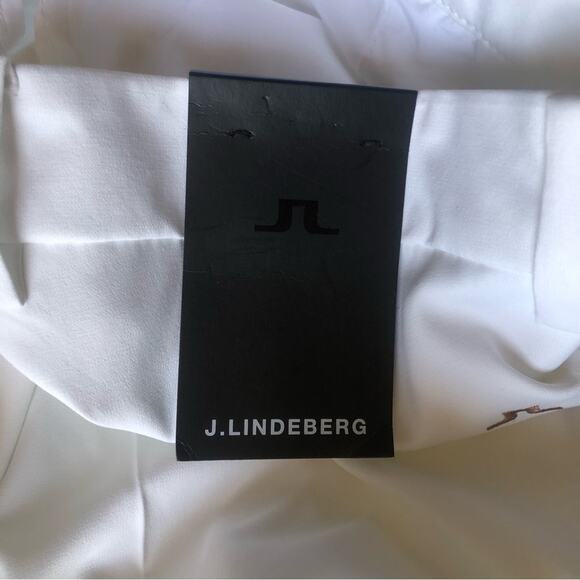 J.Lindeberg White Golf Pants Flat Front Straight Leg Men's Size 34/32" NWT - Picture 10 of 15